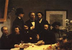 Henri Fantin-Latour Around the Table Sweden oil painting art